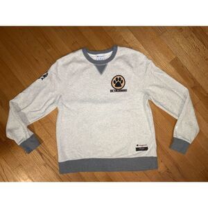 Champion Large K9 Tail Shaker Paw Print Logo Crewneck Champion Athletic Casual L